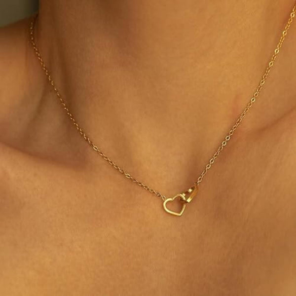 Intertwined Hearts Necklace - Iqlat Jewels