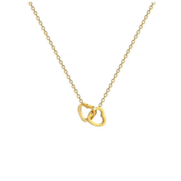 Intertwined Hearts Necklace - Iqlat Jewels