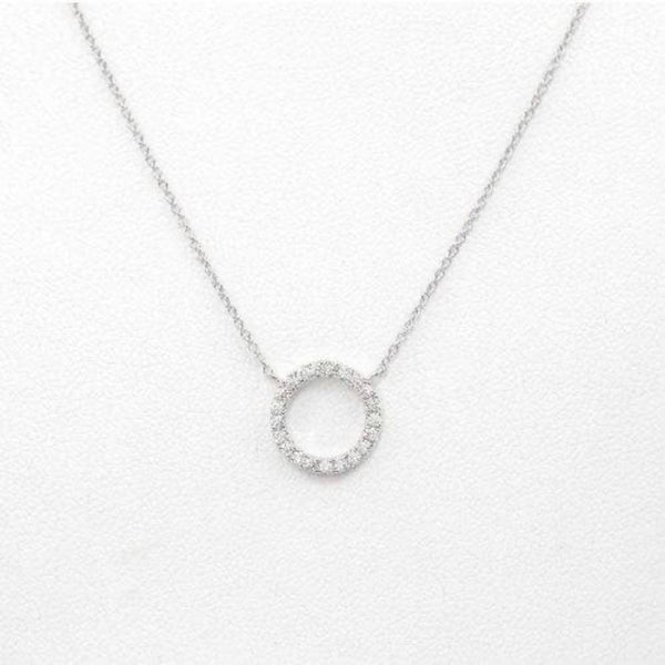 Eternal Sparkle Circle Necklace - Iqlat Jewels