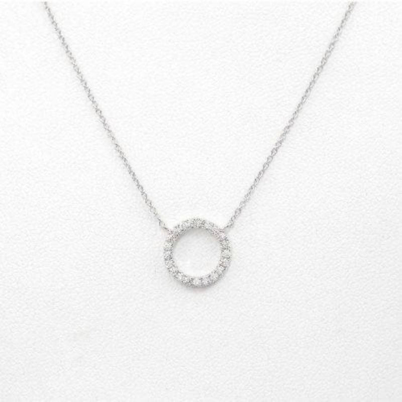 Eternal Sparkle Circle Necklace - Iqlat Jewels