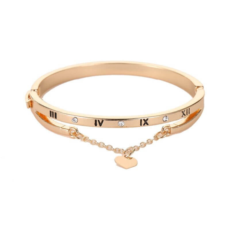 Roman Elegance Charm Bangle - Iqlat Jewels