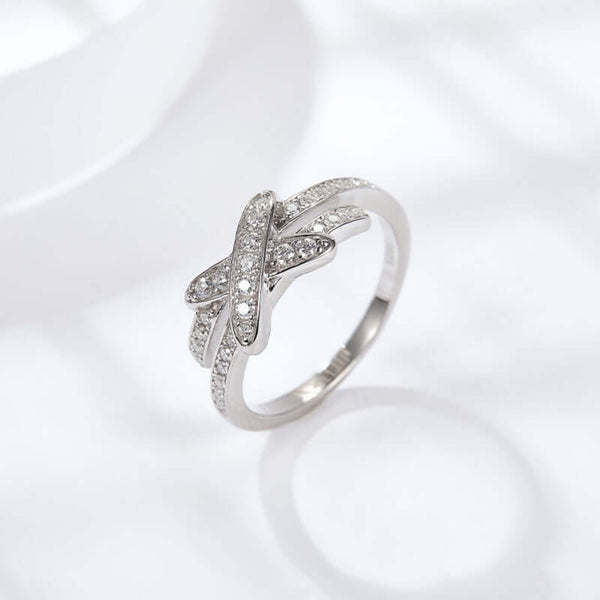 925 Sterling Silver Infinity Sparkle Ring - Iqlat Jewels