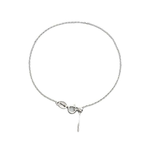 Infinity Charm Anklet – 925 Silver - Iqlat Jewels