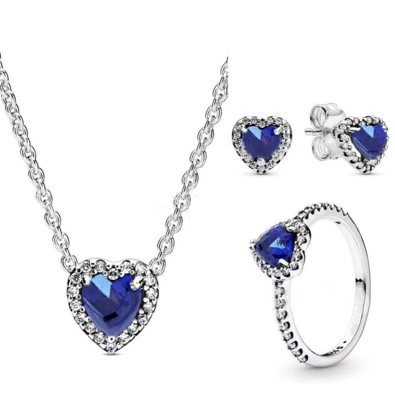 The Heart of the Ocean Jewellery Set - Iqlat Jewels