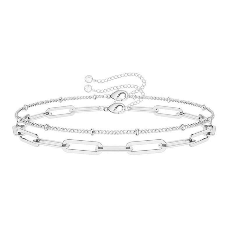 Luxe Double Layer Chain Bracelet - Iqlat Jewels