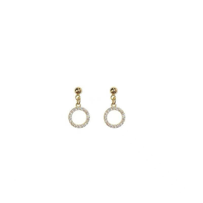 Circle Drop Earrings - Iqlat Jewels