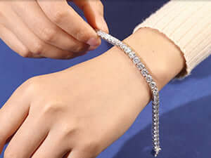 925 Silver Tennis Bracelet - Iqlat Jewels