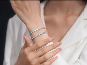 925 Silver Tennis Bracelet - Iqlat Jewels